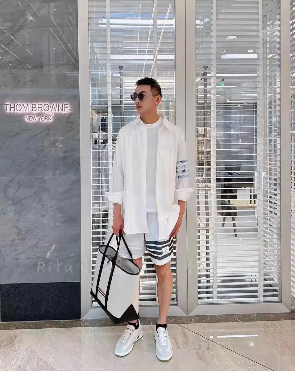 ：935（TB ） New Arrival THOM BROWNE .TB Classic New Arrival Same Style 100% Authentic Factory Quality Same Style TB TB + + ：White Size：0/1/2/3/4